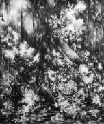 <p>Julia Steiner, <em>Nocturne V</em>, 2013, gouache on paper, 150 x 125 cm</p>
