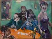 <p>Chen Zuo,&nbsp;<em>House of poker,</em> 2023 - 2024, oil on canvas, 125 x 170 cm, 128 x 173 (framed)</p>
