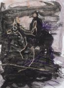 <p>Rebekka Steiger, <em>untitled</em>, 2018, gouache and pastel on paper, 54 x 39 cm</p>
