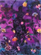 <p>Rebekka Steiger,&nbsp;<em>floral oblivion VI,</em> 2024, tempera, acrylic ink and oil on canvas, 200 x 150 cm</p>
