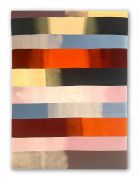 <p>Wiedemann/Mettler, <em>intoxicated by color 1</em>, 2024, javelle water on velvet, upholstered, 150 x 110 x 15 cm</p>
